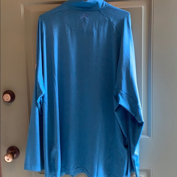 Mens Ahead Extreme1/4 ZIP Blue Pullover Shirt XXL - Picture 2 of 4